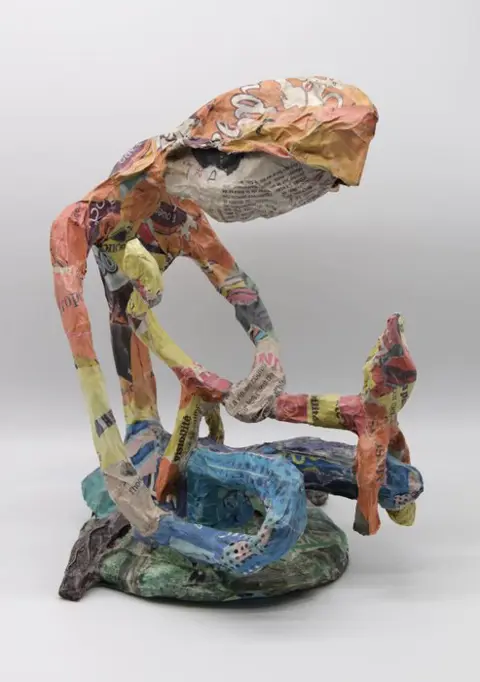 Bruno Foullon (1966) - L'adolescent et son chat
