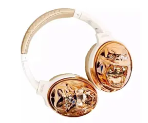 Richard Orlinski (1966) - Casque HEADPHONES KONG - Chrome Pink Gold