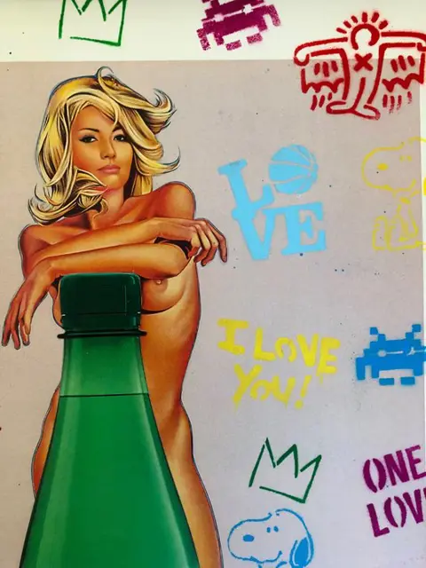 Koen Betjes - Mel Ramos x Perrier Murakamix Pop art