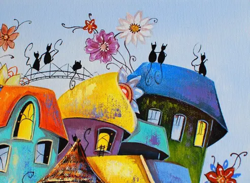Natalia Grinchenko (XX) - Flower in Town of Cats