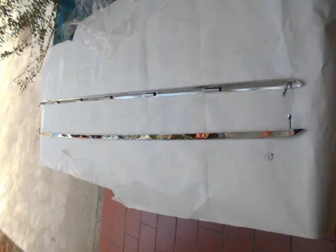 Chrome moldings under the doors for Maserati Mistral