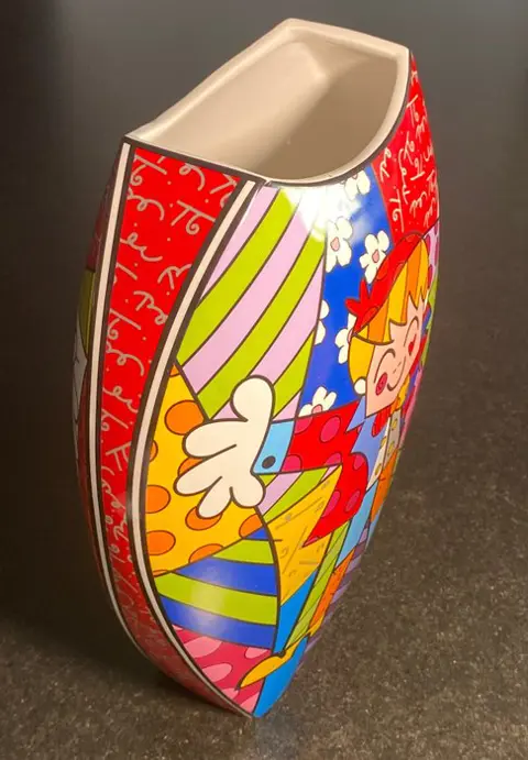 Romero Britto (1963) - HUG TOO, porcelain, sold out