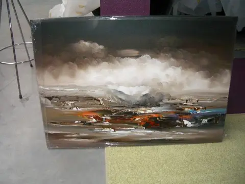 Exclusief Russisch Schilderij, ook met reliëf.