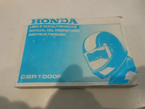 INSTRUCTIEBOEKJE Honda CBR 1000 F 1993 - 2000