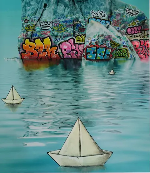 BLACH® (Maxime Blachère) (1980) - VIC Iceberg Graff and Paperboats