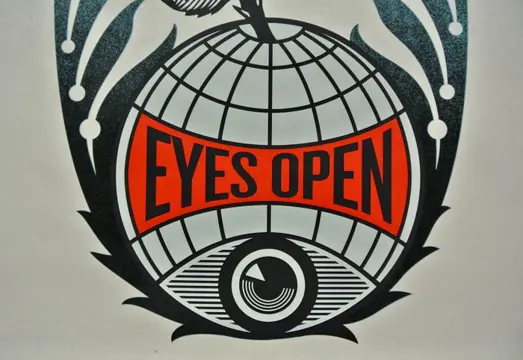 Shepard Fairey (OBEY) (1970) - Eyes Open