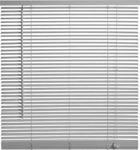 Intensions-Jaloezie Hout - 25mm - 130x175 cm Lichtgrijs