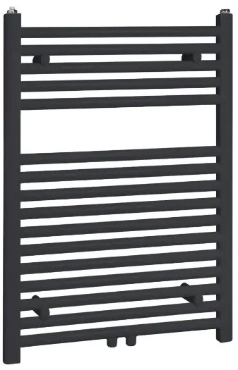 Best-Design "Zwart-ral 9011 Zero" radiator 770x600mm