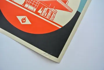 Shepard Fairey (OBEY) (1970) - Endless Power Petrol Palace (Blue)