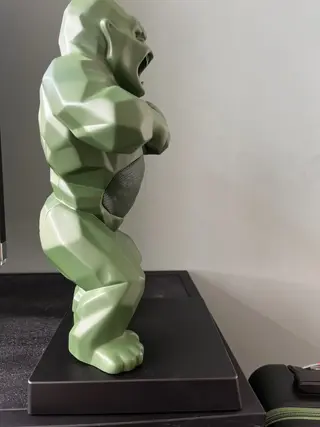 Richard Orlinski (1966) - KIWIKONG GREEN KAKI EDITION LIMITEE Avec Valise