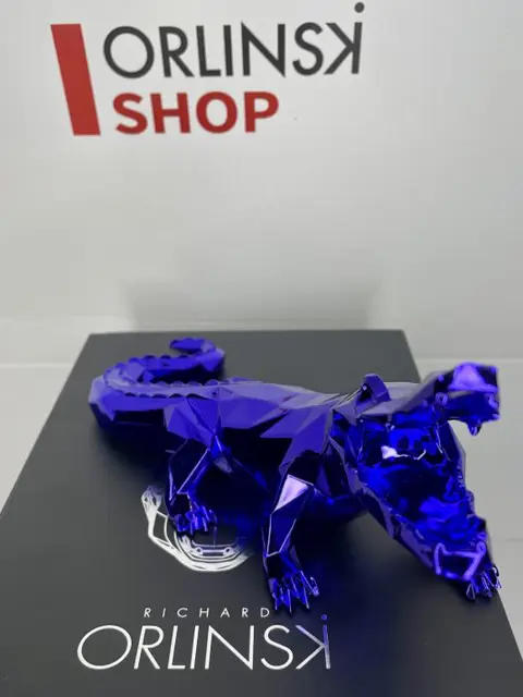 Richard Orlinski (1966) - CROCODILE SPIRIT (Purple Edition)