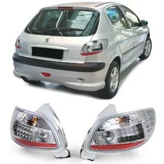 LED Achterlichten Peugeot 206 | Achterlichten Peugeot Chrome