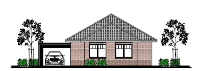 Nieuwbouw!! Grensobject, vrijst. bungalow met kap