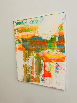 Karl Lagasse (1981) - TABLEAU - TERRE FRAGILE -Oeuvre exposition Austin Texas USA 2023