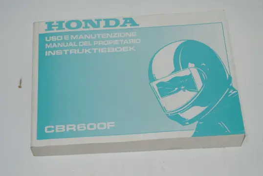 INSTRUCTIEBOEKJE Honda CBR 600 F 1999 - 2000