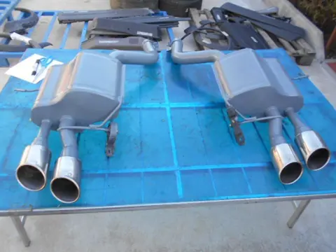 Exhaust silencers for Maserati Quattroporte 2003-2007