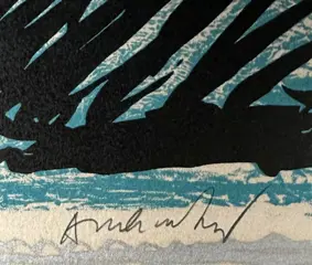 Pierre Alechinsky (1927) - L'espionne