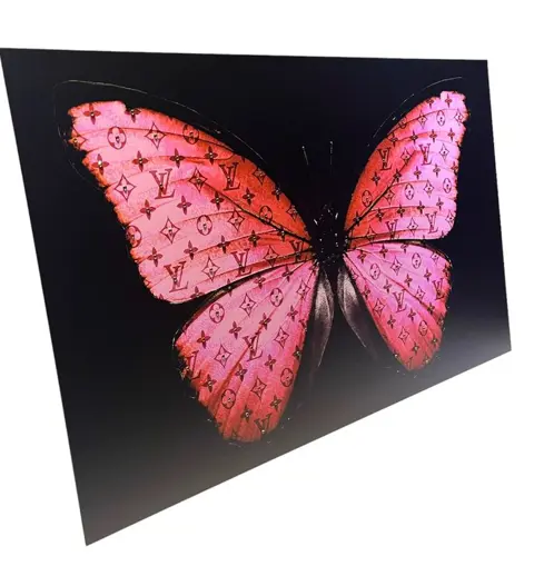 AmsterdamArts - LV butterflies & diamonds