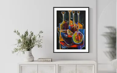 Simeon Gonzales (XX) - Vino y Frutas