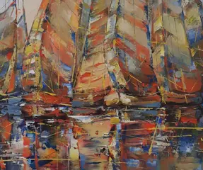 Janusz Kik (1956) - Sailing Meeting (Réunion de Voiles) XXL