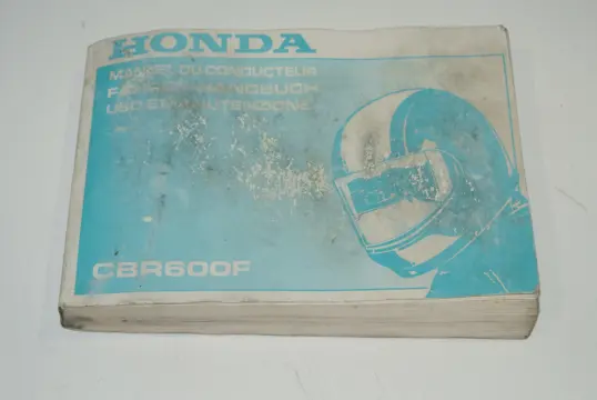 INSTRUCTIEBOEKJE Honda CBR 600 F 1999 - 2000