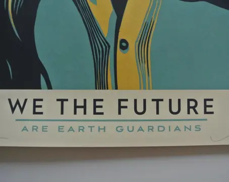 Shepard Fairey (OBEY) (1970) - We The Future Are Earth Guardians