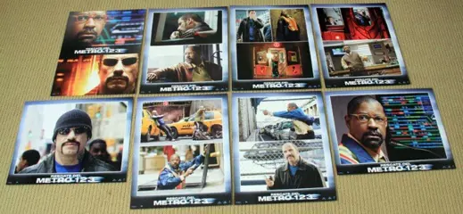 THE TAKING OF THE PELHAM 123 lobbycard set.