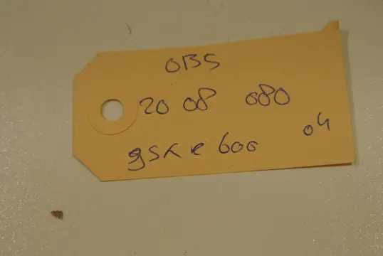 INSTRUCTIEBOEKJE Suzuki GSX R 600 2004 - 2005