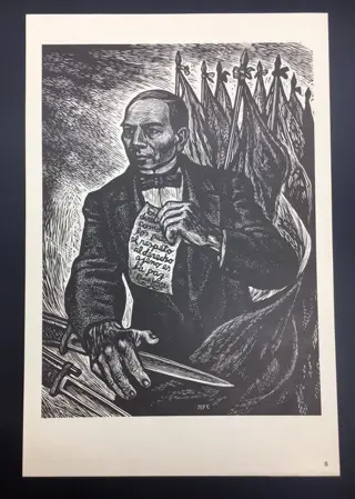 Jesús Álvarez Amaya (1925) - Año de Juárez. 19 gravures.