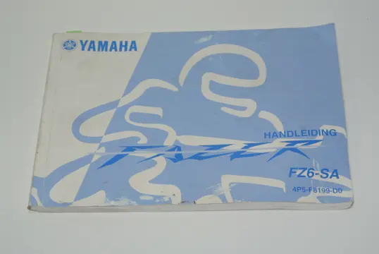 INSTRUCTIEBOEKJE Yamaha FZ6 2004 - 2007