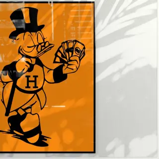 DALUXE ART - Dagobert Duck x Hermés