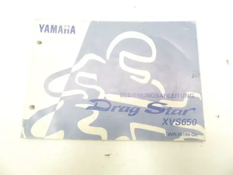 INSTRUCTIEBOEKJE Yamaha XVS 650 Dragstar 1996 - 2006