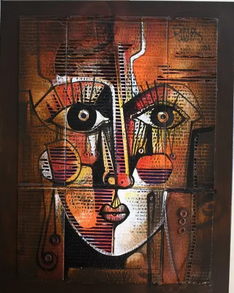 Simeon Gonzales (1973) - Mujer en Noche de luna