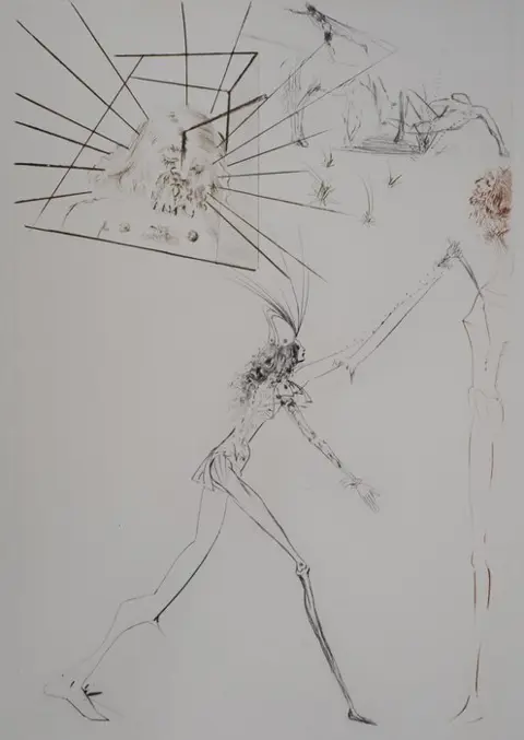 Salvador Dali (1904-1989) - Les trois barons felons