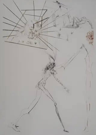 Salvador Dali (1904-1989) - Les trois barons felons