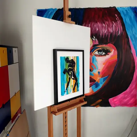 Liesens 1954 - Dance ( urban pop art) incl gratis lijst