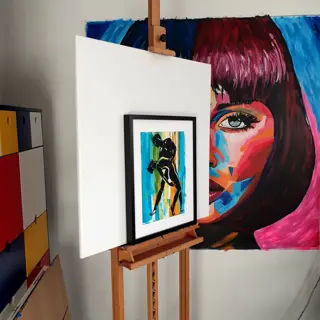 Liesens 1954 - Dance ( urban pop art) incl gratis lijst