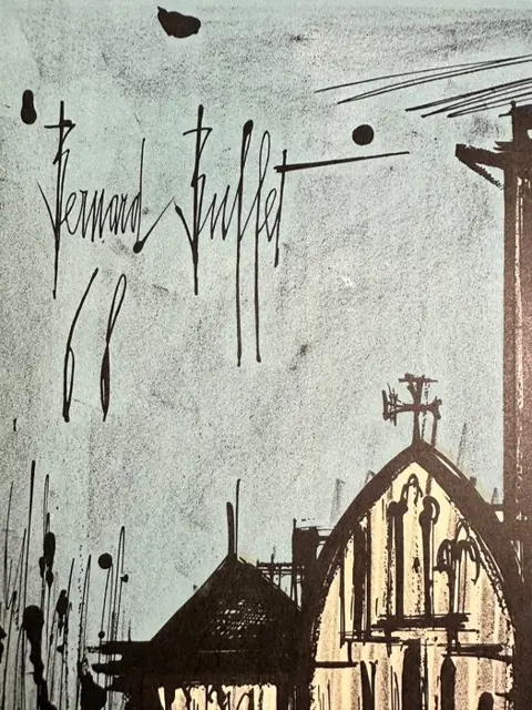 D'après Bernard Buffet (1928-1999) - Vezelay