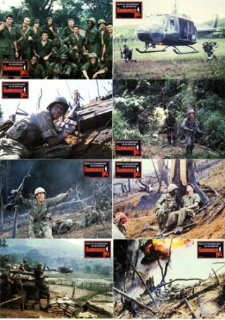 HAMBURGER HILL lobbycard set.