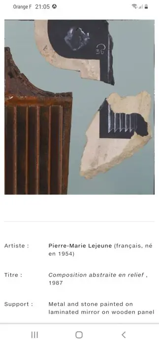 Pierre-Marie Lejeune (1954) - Composition abstraite