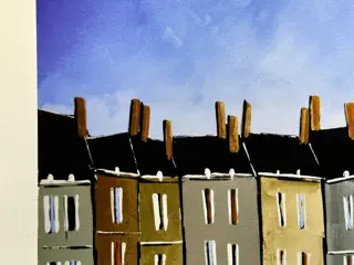 Jiel - Couleurs et reflets de Honfleur avec sa Lieutenance.