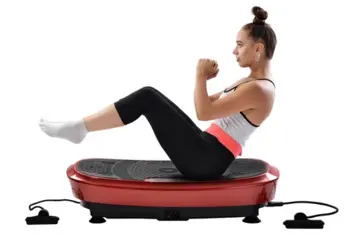 Merax Vibration Plate 3D Wipp With Bluetooth - Red