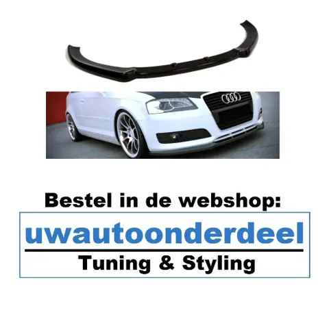 Maxton Design Audi A3 8P Spoiler Splitter Lip S3 Tsi Tdi