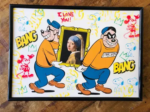 Koen Betjes - Beagle boys steal girl with the pearl earring