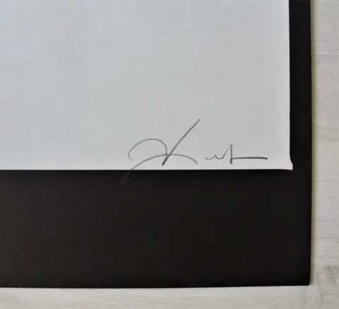 Günther Uecker (1930) - Entwicklung eines Kunstwerkes-Fotoumwandlung 1981