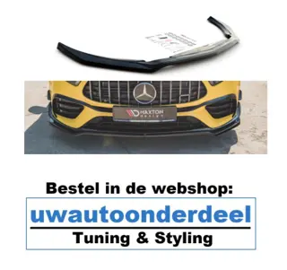 Maxton Design Mercedes A 45 AMG Spoiler Lip Splitter Tuning