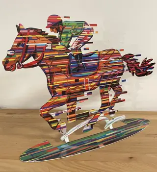 David Gerstein (1944) - Jockey Horse Racer