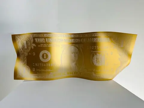 Karl Lagasse (1981) - ONE DOLLAR GOLD BLEU 16 Exemplaires au monde.