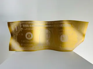 Karl Lagasse (1981) - ONE DOLLAR GOLD BLEU 16 Exemplaires au monde.