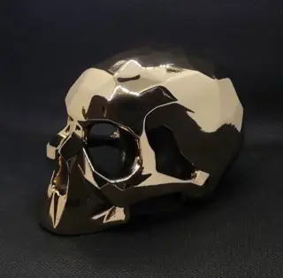 Richard Orlinski (1966) - Skull Spirit (Gold Edition) SOLD OUT